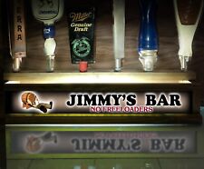 LED LIGHTED 6 beer Tap Handle display wall mounted personalized bar sign picture