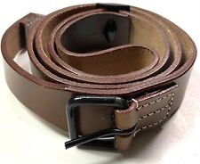 WWII GERMAN CZECH M1895 TURKISH MAUSER VZ-24  UNIVERSAL LEATHER RIFLE SLING picture