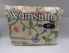 Vintage WAMSUTTA Oriental Fantasy Full Fitted Sheet Multicolor USA Sealed NWT picture