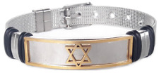 New bracelet Jewish Magen David Judaica israel Stainless silver Jewish gift picture