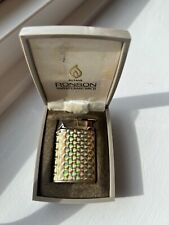 Vintage Ronson Gold Plated Varaflame MK II Lighter With Box. NEAR MINT. RARE picture