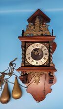 Antique Zaandam Zaanse Wall Clock Atlas 8 Day by Wuba Holland Working Germany picture