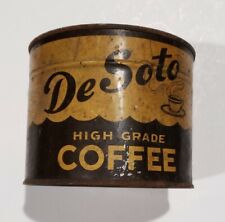 Vintage DeSoto Coffee Tin  picture