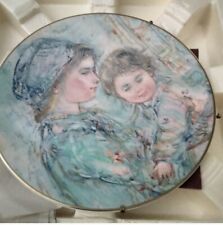 Vintage Colette and Child Plate Edna Hibel by Royal Doulton 1973  picture
