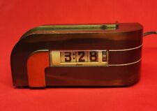 Rare Deco Lawson Model P 40 Style 304 Zephyr Copper Brass  Digital Clock C. 1934 picture