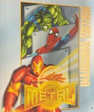 1995 FLEER MARVEL METAL SILVER BLASTER LIMITED SINGLES YOU PICK FINISH YOUR SET picture