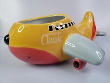 EXTREMELY RARE Southwest Airlines Cookie Jar TJ Luv Mascot Airplane Collectible picture
