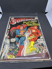 Superman #199 Race Between Superman and Flash DC Comics 1967- Collectable picture