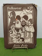 folkwear sewing patterns #109 Little Folks For Infants And Toddlers Costume  picture