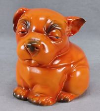 Vintage Marked Germany Bonzo The Dog Orange Porcelain Tobacco Jar picture