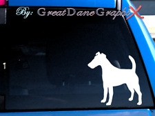Smooth Fox Terrier #2 -Vinyl Decal Sticker -Color Choice -HIGH QUALITY picture