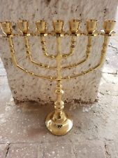 Brass copper Jerusalem candle holder authentic XXL 14