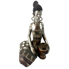 Native African Tribal Princess Queen Statue 10