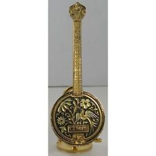 Damascene Gold Miniature Banjo by Midas of Toledo Spain style 2757Banjo picture