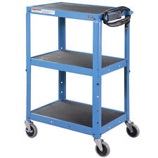 Global Industrial Steel Audio Visual  Instrument Cart Blue picture