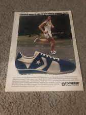 1977 CONVERSE WORLD CLASS TRAINER MARATHONER Running Shoes Poster Print Ad 1970s picture