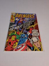 The Avengers 80, (Marvel, Sept 1970), FN+, 1st appearance of Red Wolf, 1st Print picture