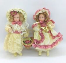 Kurt Adler Victorian Style Porcelain Doll Ornaments Jocelyn Mostrom READ picture