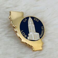 UA Plumbers Steamfitters Local 250 Union Member Lapel Pin Los Angeles California picture