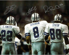 Aikman Smith Irvin DALLAS Cowboys 8.5x11 Signed Photo Reprint picture