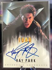 2000 Topps X-Men the Movie Authentic Autograph Ray Park as Toad Auto RARE picture