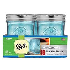 Ball Regular Mouth Collection Half Pint Mason Jars with Lids and Bands, picture