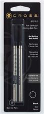 Cross Rollerball Selectip Gel Pen Refills Black Medium 2 Refills #8523 picture
