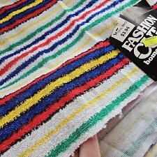 1970s Striped Fabric Woolworths Bright Stripes 2yrds picture