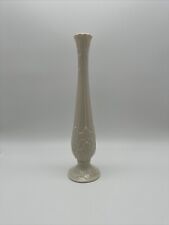 Vintage Lenox Bud Vase Made in USA Cream Porcelain Fine China 7.5” Thin Fluted picture
