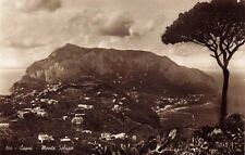 Postcard RPPC Italy Mount Solaro Capri Island 