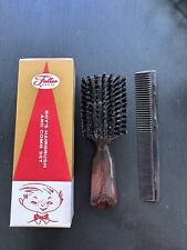 NEW Vintage FULLER BRUSH Boy's  Hairbrush and Comb Set #571 picture