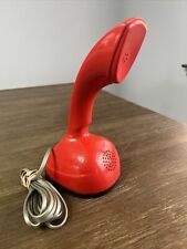 Vintage Ericofon Cobra Rotary Dial Telephone Mandarin Red North Electric Co, OH picture