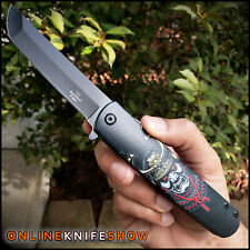 TACTICAL JAPANESE SAMURAI ASSISTED POCKET KNIFE Spring Folding Stiletto Blade picture