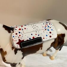 Fourth of July Model Horse Western Saddle Pad (Made for Breyer, Stone, Etc) picture