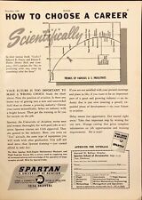 Spartan University of Aviation Career in Aviation Tulsa OK Vintage Print Ad 1949 picture