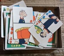 Popeye Playing Card Game Vintage Antique Rare 30s 1937 Toy Portable from Japan picture