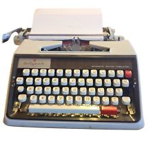 PRICE DROP VINTAGE WIZARD AUTOMATIC PORTABLE TYPEWRITER BY BIC (BROTHER) 197 picture