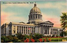 c 1930 Vintage Postcard Missouri State Capital Jefferson City MO picture