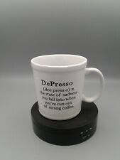 Homestead Living Depresso White Coffee Mug 16 oz picture