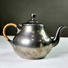 Antique Dutch Pewter 103 Loch Tollenaar & Co. Small Teapot 8x5in Thach Handle picture
