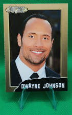 2008 PopCardz Dwayne Johnson The Rock RARE GOLD BORDER Wrestling Card WWF WWE picture