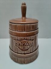 Cookie Churn- Butter Churn Cookie Jar- Porcelain Cookie Jar Farmhouse Decor  picture