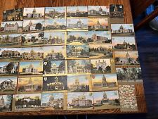 Antique Postcards 40US Capitals GOLD EMBOSSED early 1900s Unused Seals 1 Bonus picture