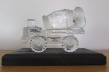 Vintage Hofbauer TONKA Cement Mixer Lead Crystal Glass Car Paperweight - ref694 picture