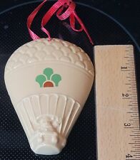Vintage Haeger Pottery USA Christmas Ornament Hot Air Balloon. Spring Hill Mall picture