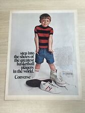 Converse Basketball Shoes 1970 Vintage Print Ad Life Magazine picture