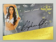 STEPHANI COSTANZA 2017 Benchwarmer Hot For Teacher School Girls AUTOGRAPH Gold picture