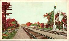 Vtg 1930s Colored Postcard Frisco Lines 