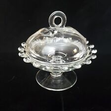 Heisey Lariat Covered Candy Dish Footed Vintage 1940's picture