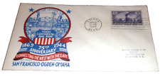 MAY 1944 UNION PACIFIC TRANSCONTINENTAL RAILROAD SOUVENIR ENVELOPE #26 OMAHA picture